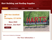 Tablet Screenshot of hartbuilding.com